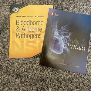 CPR book & Infection control booklet